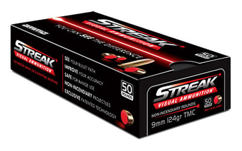 Ammunition STREAK Ammunition Visual Ammunition 9mm STREAK 9MM 124GR TMC 50/1000